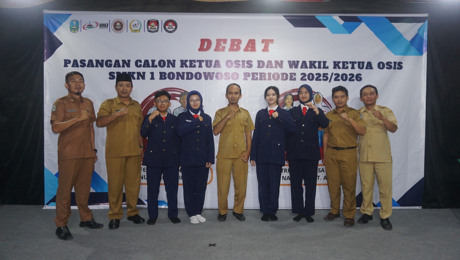 Debat Calon Ketua Wakil Ketua OSIS SMKN 1 Bondowoso Periode 2025/2026
