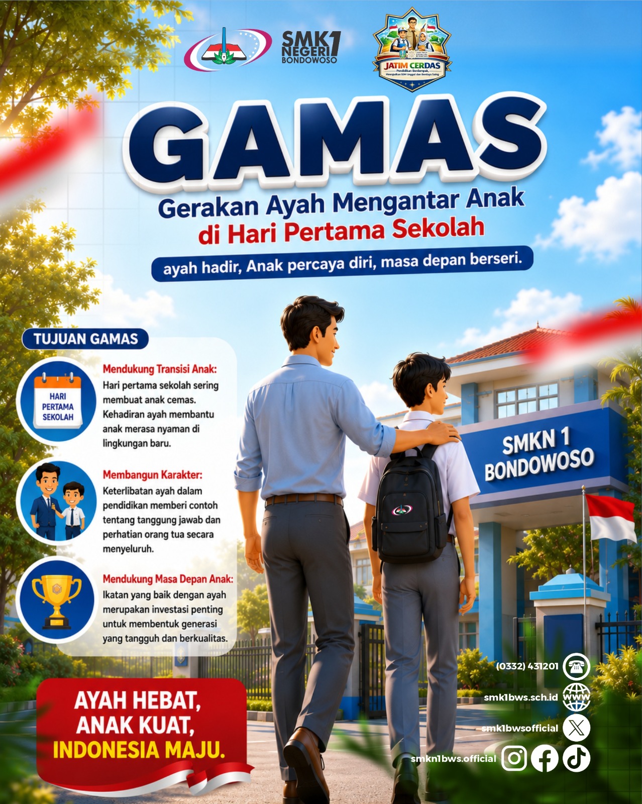 Gerakan Ayah Mengantar Ke Sekolah