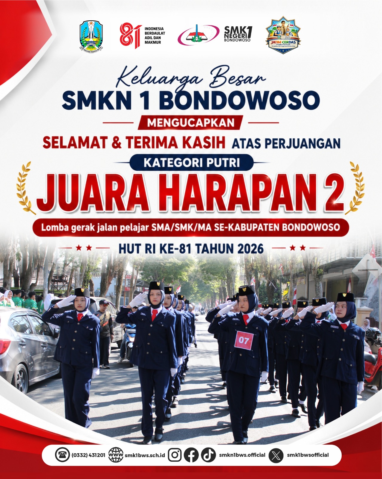 Selamat Tim Putri Atas Juara Harapan II